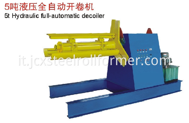 5t Automatic PPGI / Gi Decoiler Uncoiler